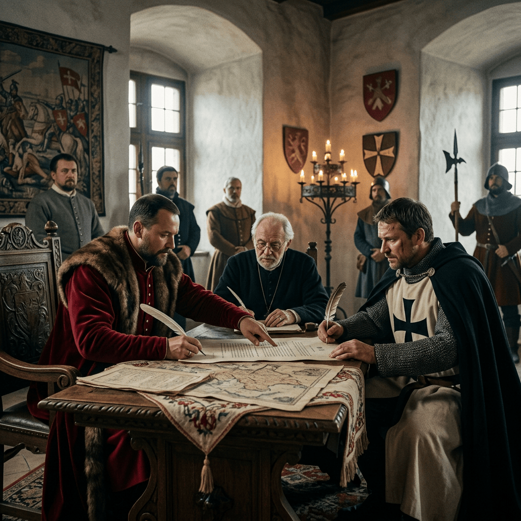 16th-century Baltic royal council and territorial transfer