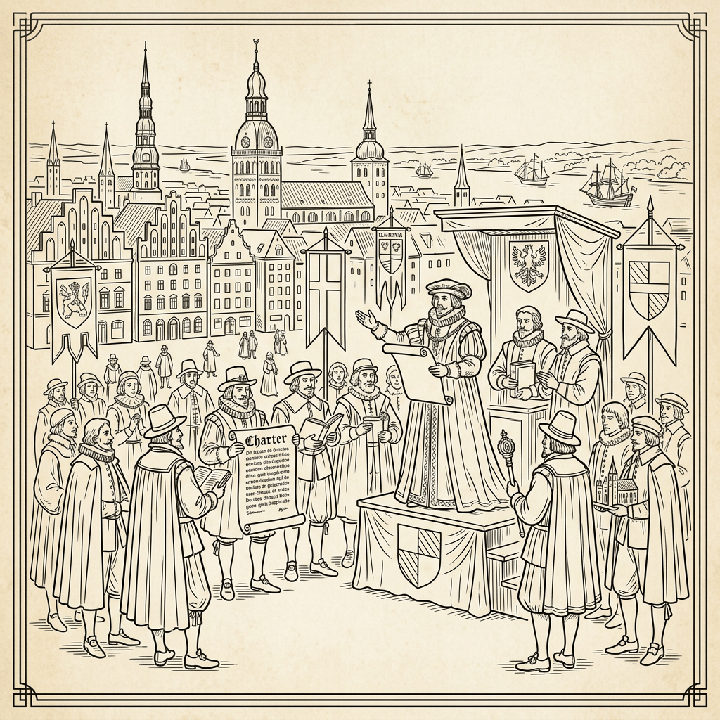 1632 university founding ceremony in Baltic city